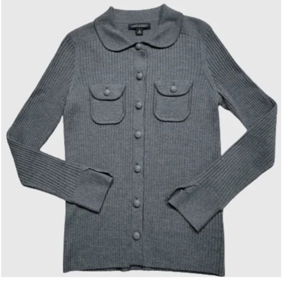 Banana Republic Sweaters - Banana Republic Extra Fine Merino Wool Ribbed Cardigan Sweater